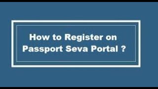 how to register in passport seva portal