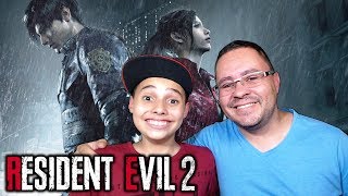 RESIDENT EVIL 2 REMAKE #01 - GAMEPLAY DO INÍCIO COM PAI E FILHO!