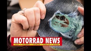 DAS passiert beim Sturz in Motorradjeans – Labor-Ergebnisse gibt's in der MOTORRAD NEWS