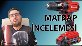 Einhell TC-CD 18-2 Lİ (1x1.5 Ah) akülü vidalama incelemesi ve bazı sahte matkap çeşitleri