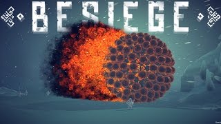 Besiege Best Creations - GREAT BALLS OF FIRE! - Besiege Race Track, Fast Cars & Craze Planes