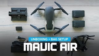 DJI Mavic Air Unboxing + Bag Setup