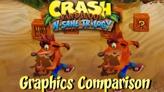 Crash Bandicoot N. Sane Trilogy - Switch Graphics Comparison