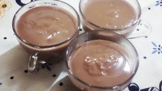 MINGAU DE MAISENA COM CHOCOLATE