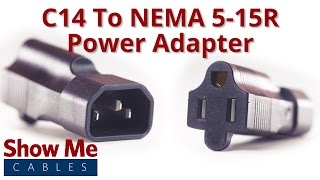 C14 to NEMA 5-15 Power Adapter #1019
