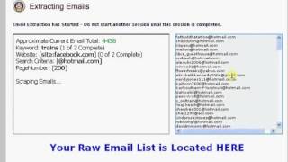 Best email extractor   extract emails from facebook, gmail , yahoo etc