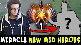 Miracle trying NEW MID HEROES — Brewmaster vs Ace Meepo