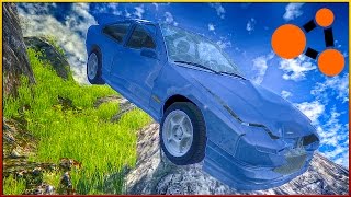 ПУЛЕЙ С ГОРЫ - НИКТО НЕ ВЫЖИЛ | BeamNG Drive