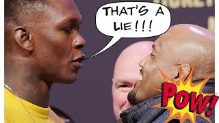 Israel Adesanya catches Yoel Romero in a Lie (UFC 248)