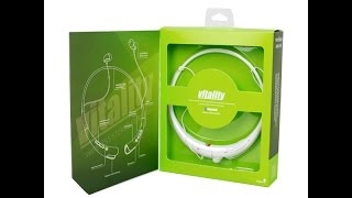 Видео обзор беспроводных блютуз bluetooth наушников Vitality от sef5.com.ua