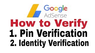 Adsense Pin Verification 2019 || Adsense identity verification 2019 || its 4 U