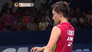 BCA Indonesia Open 2015 | Badminton F M3-MS | K. Momota vs J. O Jorgensen