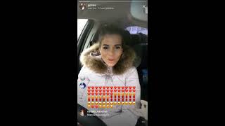 Саша Гозиас в прямом эфире Instagram 30-10-2017