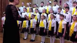 Городской конкурс детских хоров. Песня посвящена 70-летию Победы в ВОВ