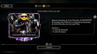 MK Mobile Pack elite de Artes Marciales (hoy fue un gran día)