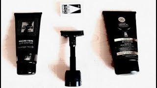 Бритье: станок qshave, гель Estel alpha home, aftershave  siberica Як и Йети