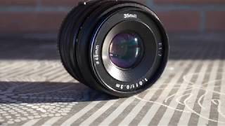 CRAPHY Obiettivo Sony 35mm F/1.7 Fisso Manuale E-mount.