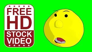 Free Stock Videos – custom animated cartoon style emoji smiley seamless loop animation