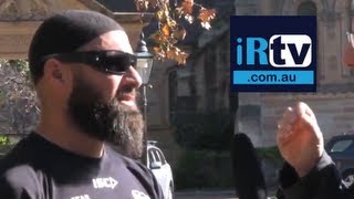 Muslim Australian asked controversial questions in Sydney