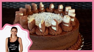 Csokoládétorta kinder buenoval elkészítése recepttel - Sütik Birodalma