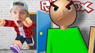 Кто это ЗЛОЙ УЧИТЕЛЬ BALDI? Побег из ШКОЛЫ FFGTV в ROBLOX от Учителя Baldi и друзей Милана и папа
