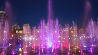 Открытие фонтана на эспланаде в Перми