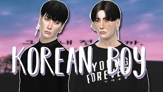 KOREAN BOY || The Sims 4 CAS + CC List