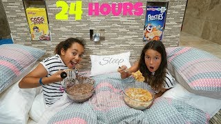 24 HOUR CHALLENGE OVERNIGHT IN MY BATHROOM!!