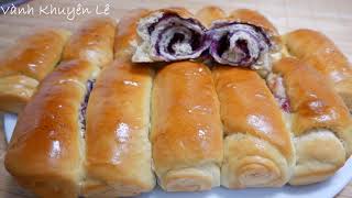 BÁNH MÌ NGỌT / BÁNH MÌ BƠ SỮA - Cách làm Bánh Mì ngọt nhân Mứt mềm thơm Bơ Sữa by Vanh Khuyen