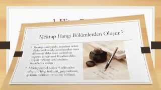 Mektup Nasıl Yazılır