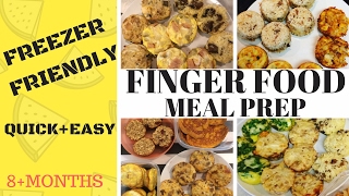 EASY MEAL PREP FOR TODDLERS AND BABIES! [FINGER FOODS]