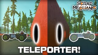 Multiplayer Teleport Through Walls Race! (Scrap Mechanic #298)