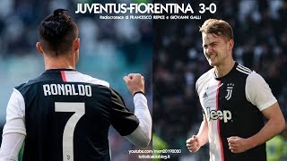 JUVENTUS-FIORENTINA 3-0 - Radiocronaca di Francesco Repice e Giovanni Galli (2/2/2020) Rai Radio 1