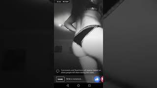ქართველი გოგოს სტრიპტიზი ლაივში   Facebook Live