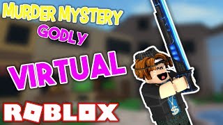 BACON MAN NOOB GETS VIRTUAL GODLY! | MURDER MYSTERY 2! | ROBLOX!
