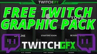 Free Twitch Overlay Graphics Template Pack & Tutorial 2018