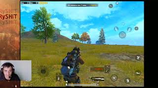 Катаем полной тимой)) я на телефоне((( PUBG MOBILE ApaPySHIT!!) стрим с вэбкой;)