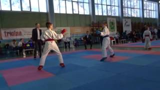 Полуфинал чемпионата области каратэ дети WKF 8-9 лет,Харьков  11.12.16 KARATE-KIDS