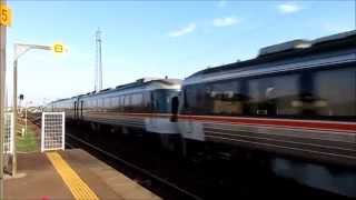 [HD]JR東海 高山本線キハ85系気動車特急ひだ「岐阜ゆき」長森駅　高速通過!!!!