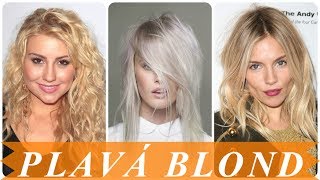 Účesy postupně sestříhané blond vlasy