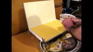 Силиконовый пресc-матрица  для изготовления пасечной вощины