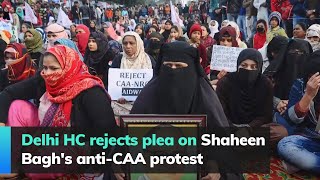 Delhi HC rejects plea on Shaheen Bagh's anti-CAA protest