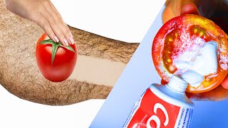 RIPE TOMATO CAN DO WONDERFUL THING ON YOU SKIN & 100% Hair Working