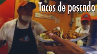 Tacos El Pescadito / Tacos de pescado estilo Sonora con A Patín por México - Un día comiendo