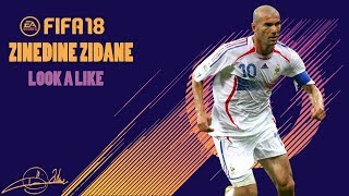 FIFA 18 | ZIDANE LOOK ALIKE | PRO CLUBS