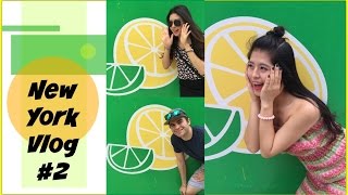 [Vlog] NYC │Broadway Recommendation, Korean Food, Rooftop Bar #2 뉴욕 브로드웨이 추천, 루프탑 바, 한식당!