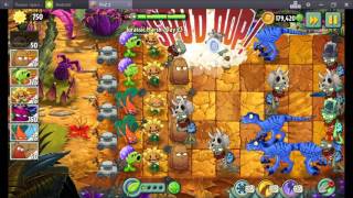 Plants vs. Zombies 2 Jurassic Marsh day 23 (картошечка)
