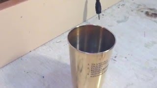 Как не потерять стакан, из которого пьешь.Гальваника. Позолота.