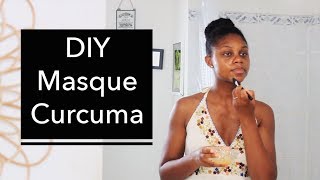DIY | Masque visage hydratant au Curcuma anti tâche et anti boutons - Peau mixte à grasse