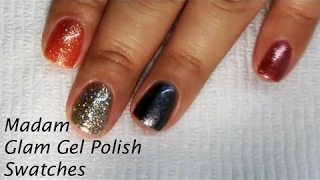 Madam Glam Gel Polish Swtaches